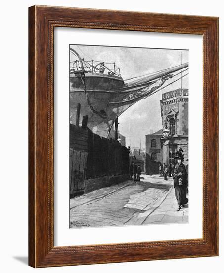 Dockland Scene-Hugh Thomson-Framed Art Print