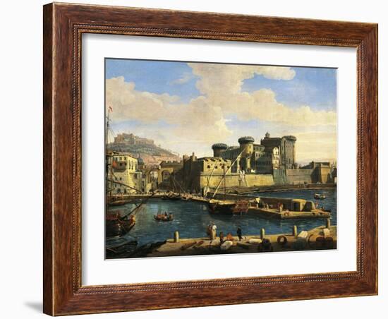 Docklands in Naples, 1702-Gaspar van Wittel-Framed Giclee Print