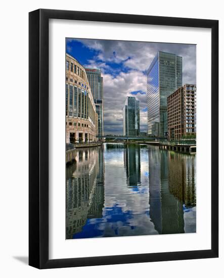 Docklands London-Adrian Campfield-Framed Photographic Print