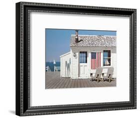 Dockside Flag-Zhen-Huan Lu-Framed Art Print