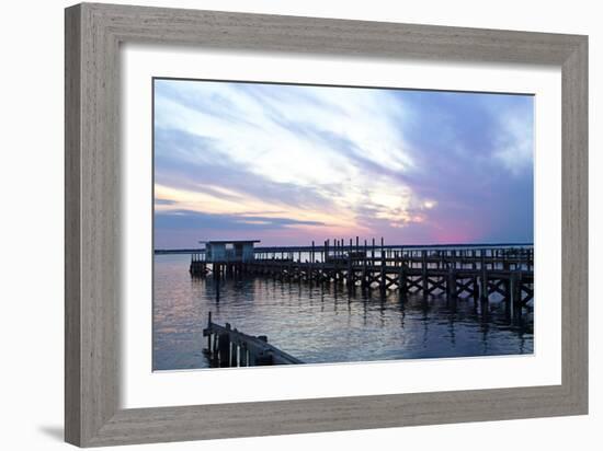 Dockside Sunset 2-Alan Hausenflock-Framed Photographic Print