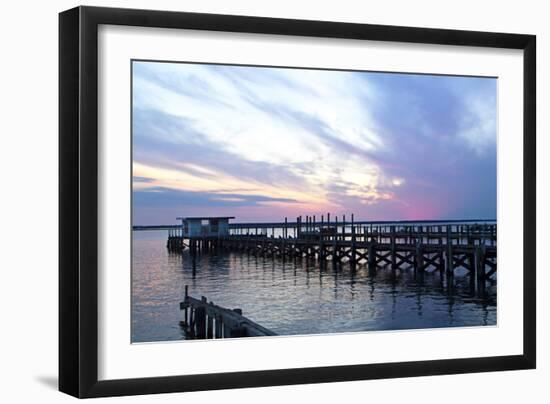 Dockside Sunset 2-Alan Hausenflock-Framed Photographic Print