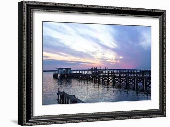 Dockside Sunset 2-Alan Hausenflock-Framed Photographic Print