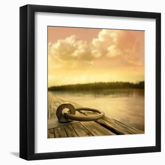 Dockside-Anna Polanski-Framed Art Print