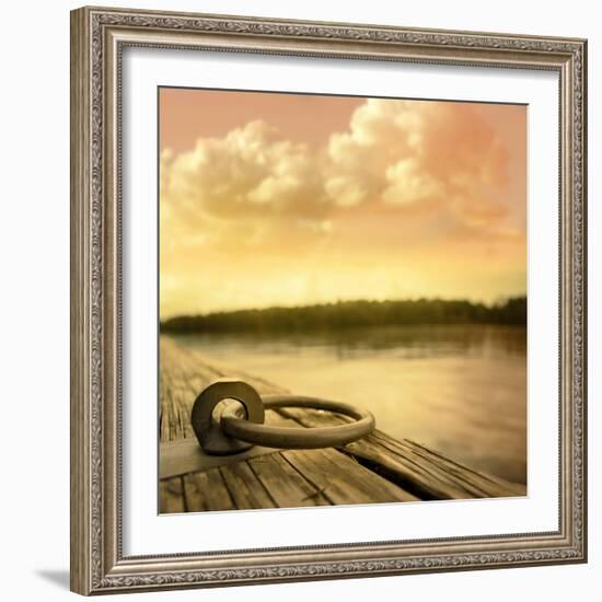 Dockside-Anna Polanski-Framed Art Print