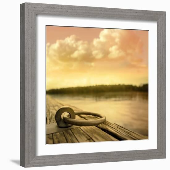 Dockside-Anna Polanski-Framed Art Print