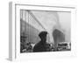 Dockworker Archie Harris Reflecting on Former Days as a Track Star-Gordon Parks-Framed Photographic Print