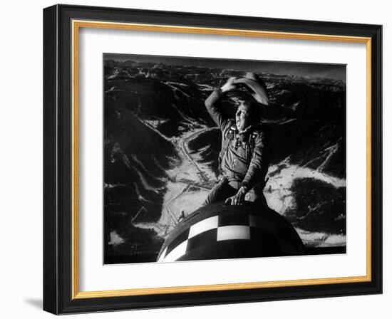 Docteur Folamour Dr Strangelove ( How I Learned to Stop Worrying and Love the Bomb) by Stanley Kubr-null-Framed Photo