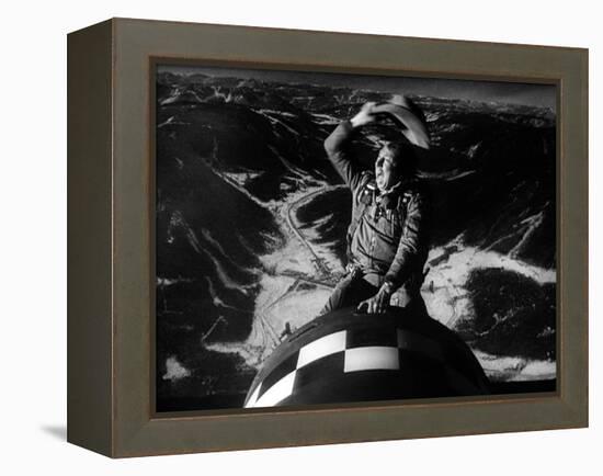 Docteur Folamour Dr Strangelove ( How I Learned to Stop Worrying and Love the Bomb) by Stanley Kubr-null-Framed Stretched Canvas