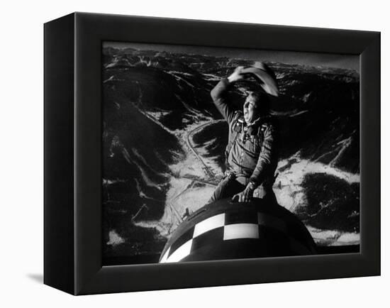 Docteur Folamour Dr Strangelove ( How I Learned to Stop Worrying and Love the Bomb) by Stanley Kubr-null-Framed Stretched Canvas