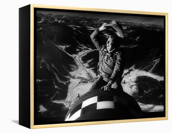 Docteur Folamour Dr Strangelove ( How I Learned to Stop Worrying and Love the Bomb) by Stanley Kubr-null-Framed Stretched Canvas