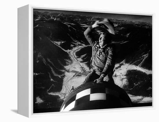 Docteur Folamour Dr Strangelove ( How I Learned to Stop Worrying and Love the Bomb) by Stanley Kubr-null-Framed Stretched Canvas