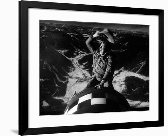 Docteur Folamour Dr Strangelove ( How I Learned to Stop Worrying and Love the Bomb) by Stanley Kubr-null-Framed Photo