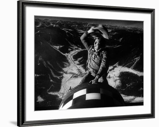 Docteur Folamour Dr Strangelove ( How I Learned to Stop Worrying and Love the Bomb) by Stanley Kubr-null-Framed Photo