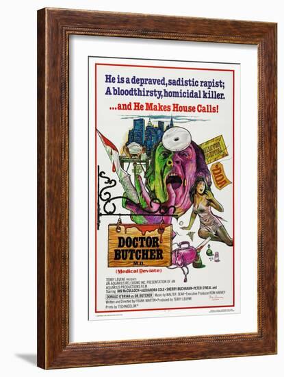 Doctor Butcher-null-Framed Art Print