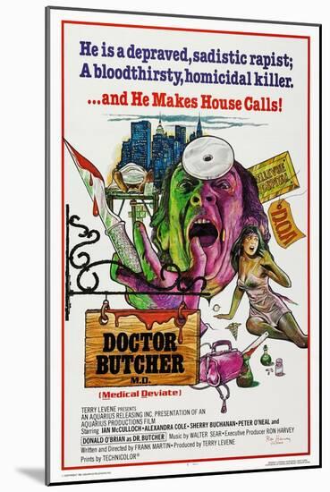 Doctor Butcher-null-Mounted Art Print