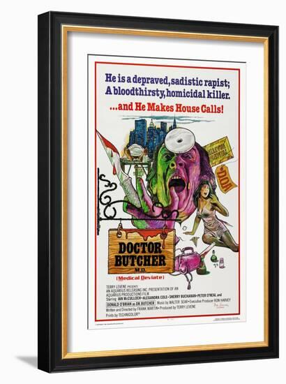 Doctor Butcher-null-Framed Art Print