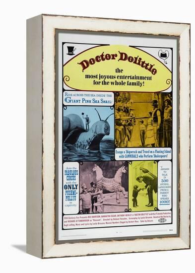 Doctor Dolittle, Rex Harrison, 1967-null-Framed Stretched Canvas