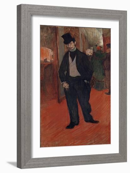 Doctor Gabriel Tapié De Céleyran in a Theatre Hall, 1894 (Oil on Canvas)-Henri de Toulouse-Lautrec-Framed Giclee Print
