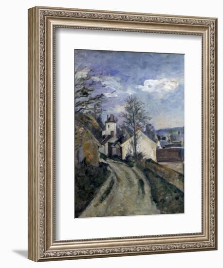 Doctor Gachet's House at Auvers, C1873-Paul Cézanne-Framed Giclee Print