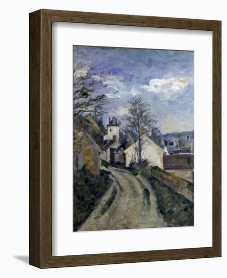 Doctor Gachet's House at Auvers, C1873-Paul Cézanne-Framed Giclee Print