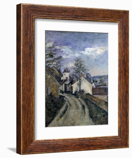 Doctor Gachet's House at Auvers, C1873-Paul Cézanne-Framed Giclee Print