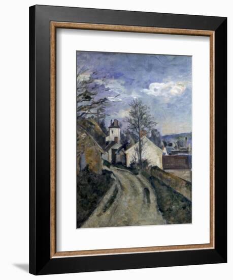 Doctor Gachet's House at Auvers, C1873-Paul Cézanne-Framed Giclee Print