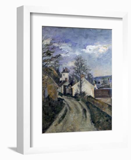 Doctor Gachet's House at Auvers, C1873-Paul Cézanne-Framed Giclee Print