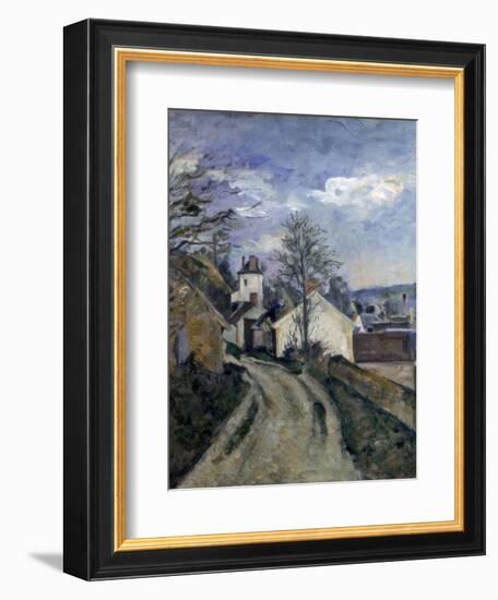 Doctor Gachet's House at Auvers, C1873-Paul Cézanne-Framed Giclee Print