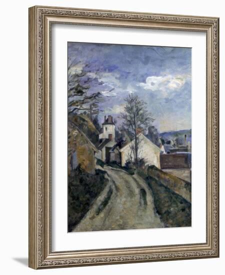 Doctor Gachet's House at Auvers, C1873-Paul Cézanne-Framed Giclee Print