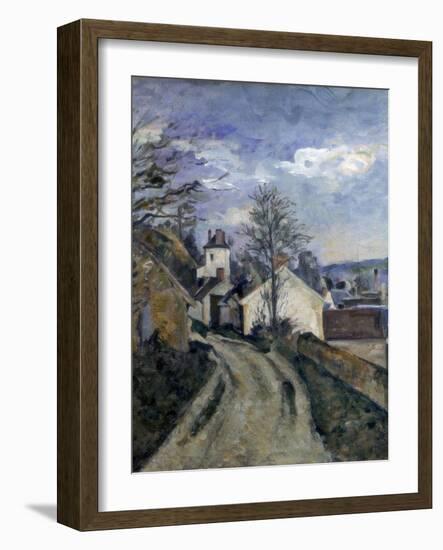 Doctor Gachet's House at Auvers, C1873-Paul Cézanne-Framed Giclee Print