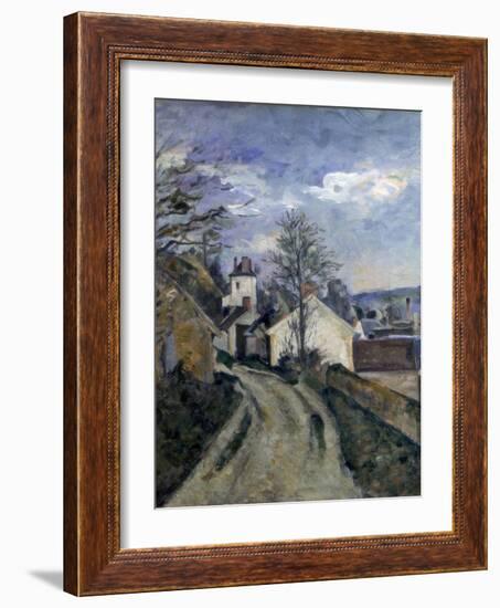 Doctor Gachet's House at Auvers, C1873-Paul Cézanne-Framed Giclee Print