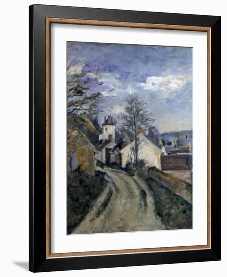 Doctor Gachet's House at Auvers, C1873-Paul Cézanne-Framed Giclee Print