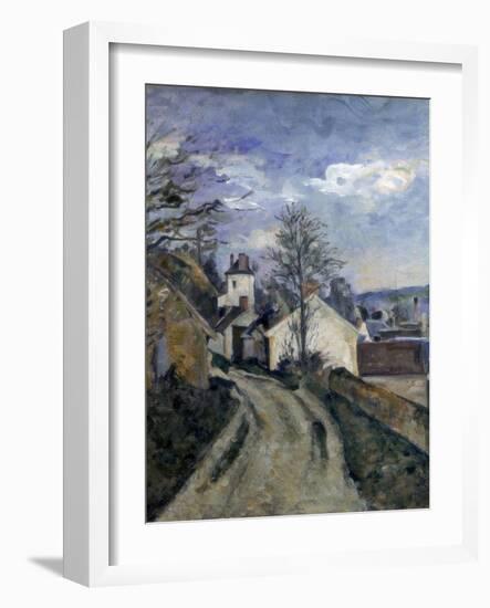 Doctor Gachet's House at Auvers, C1873-Paul Cézanne-Framed Giclee Print