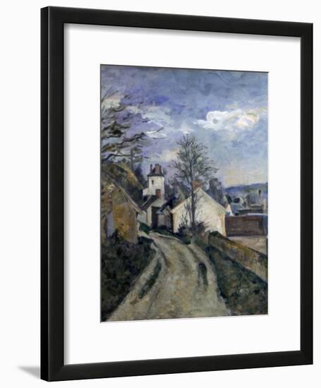 Doctor Gachet's House at Auvers, C1873-Paul Cézanne-Framed Giclee Print