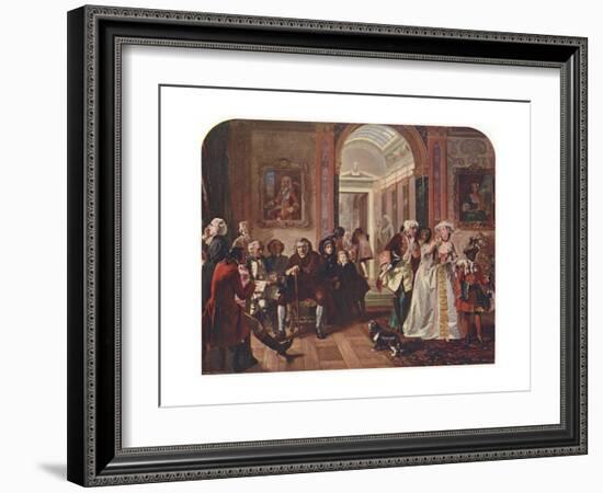 Doctor Johnson in the Ante-Room of Lord Chesterfield, Waiting for an Audience, 1748-Edward Matthew Ward-Framed Giclee Print