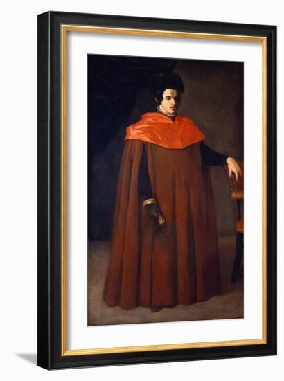 Doctor of Law, 1635-Francisco de Zurbarán-Framed Giclee Print