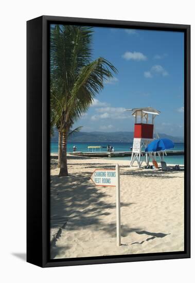 Doctor's Cave Beach, Montego Bay, Jamaica, West Indies, Caribbean, Central America-Ethel Davies-Framed Premier Image Canvas