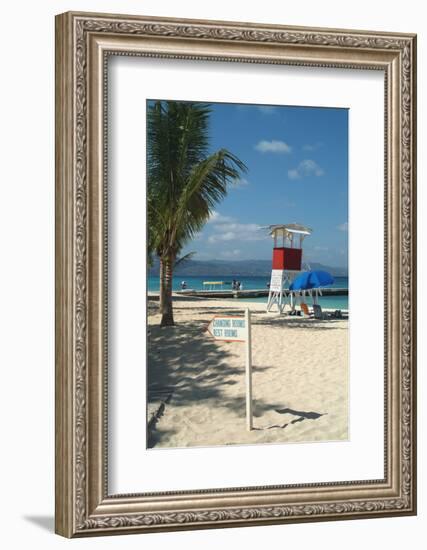 Doctor's Cave Beach, Montego Bay, Jamaica, West Indies, Caribbean, Central America-Ethel Davies-Framed Photographic Print