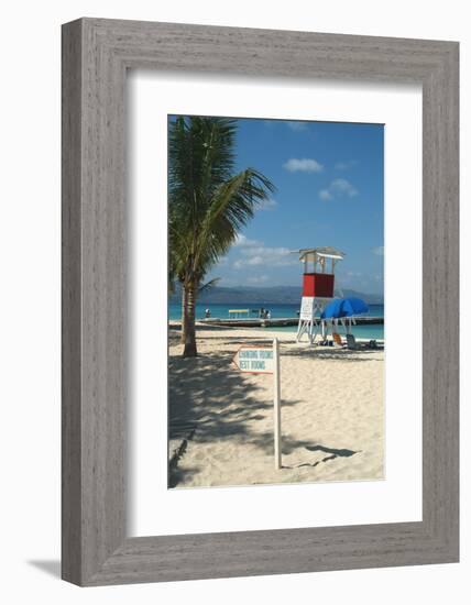 Doctor's Cave Beach, Montego Bay, Jamaica, West Indies, Caribbean, Central America-Ethel Davies-Framed Photographic Print