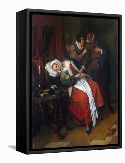 Doctor's Visit, C1660-Jan Havicksz Steen-Framed Premier Image Canvas