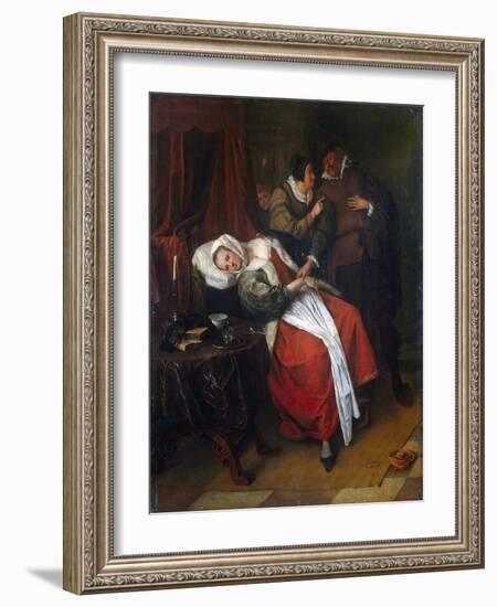 Doctor's Visit, C1660-Jan Havicksz Steen-Framed Giclee Print