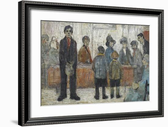 Doctor's Waiting Room, c1920-Laurence Stephen Lowry-Framed Premium Giclee Print