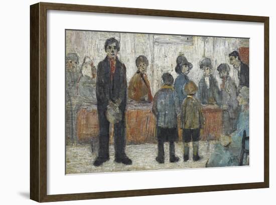 Doctor's Waiting Room, c1920-Laurence Stephen Lowry-Framed Premium Giclee Print