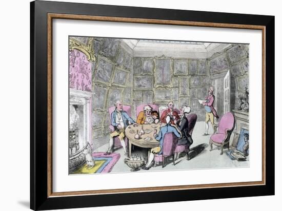 Doctor Syntax with My Lord, Early 19th Century-Thomas Rowlandson-Framed Giclee Print