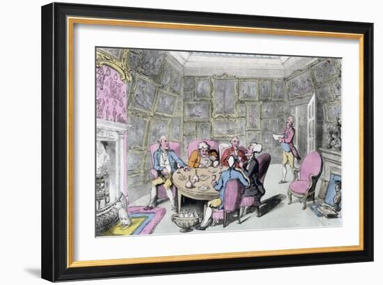 Doctor Syntax with My Lord, Early 19th Century-Thomas Rowlandson-Framed Giclee Print