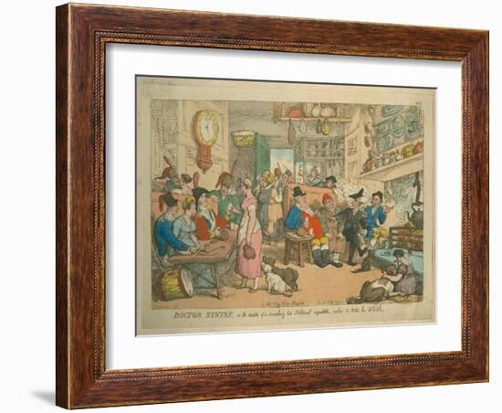 Doctor Syntax-Thomas Rowlandson-Framed Giclee Print