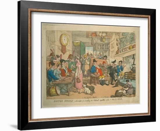 Doctor Syntax-Thomas Rowlandson-Framed Giclee Print