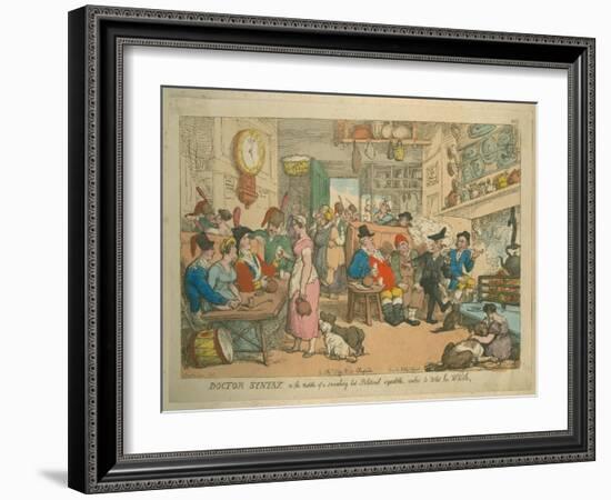 Doctor Syntax-Thomas Rowlandson-Framed Giclee Print