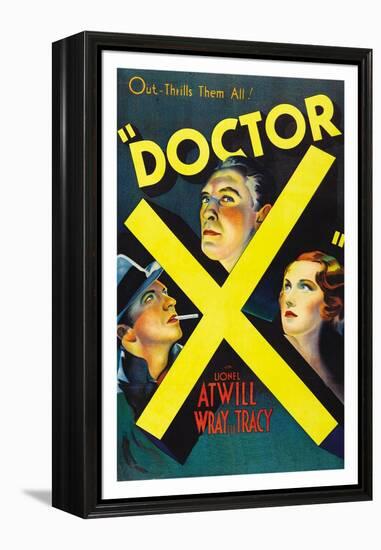 Doctor X-null-Framed Stretched Canvas